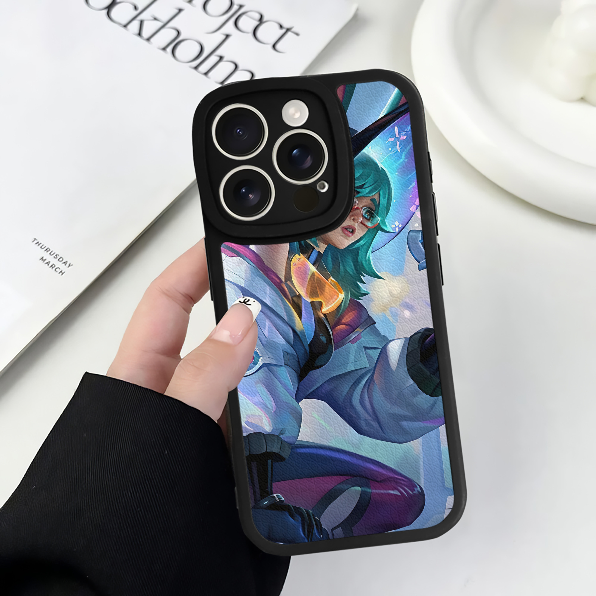 リーグ・オブ・レジェンド League of Legends LOL 【iPhone 16シリーズ対応】シリコンスマホケース（レザー調） 材質：シリコン